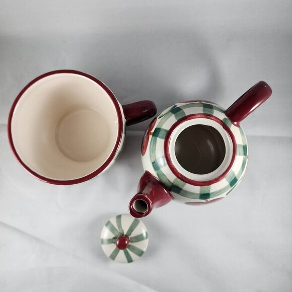 EUC Nantucket Apple Crockery Teapot and Mug Set! - Picture 2 of 5